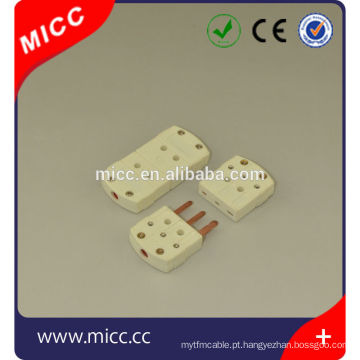 plug macho miniatura de 3 pinos RTD